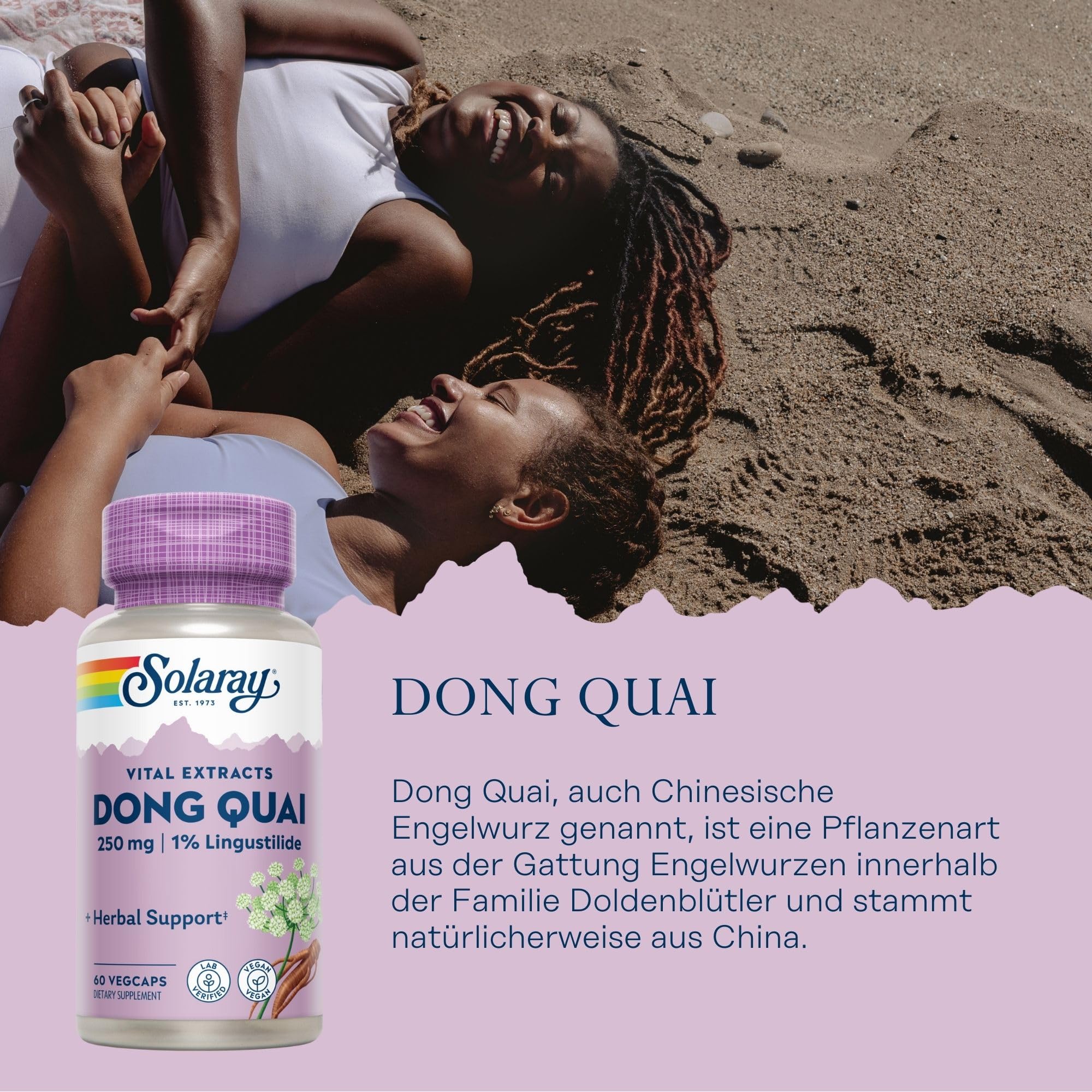 Solaray Dong Quai 250mg | 60 VegCaps