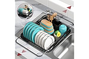 Small Dish Drying Rack for Inside Sink - Space-Saving Kitchen Organization