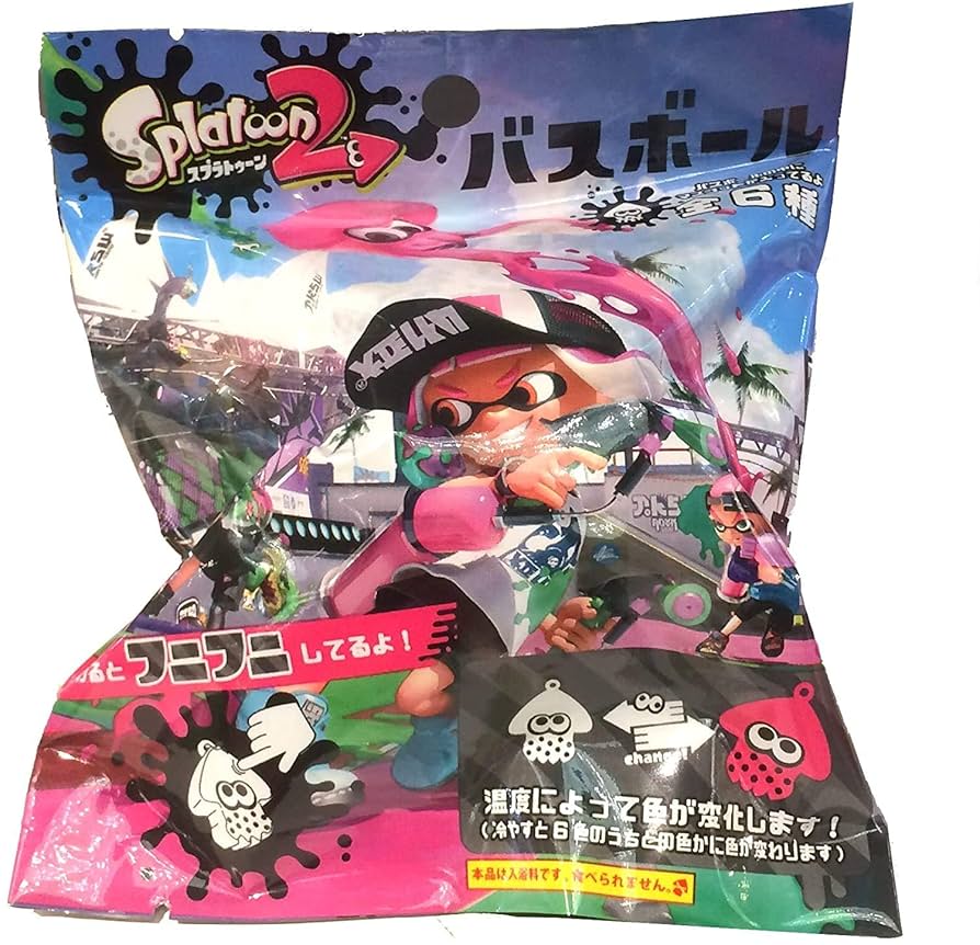 スプラトゥーンバスボール 任天堂 スプラトゥーン3 マスコット入りバスボール グッズ 入浴