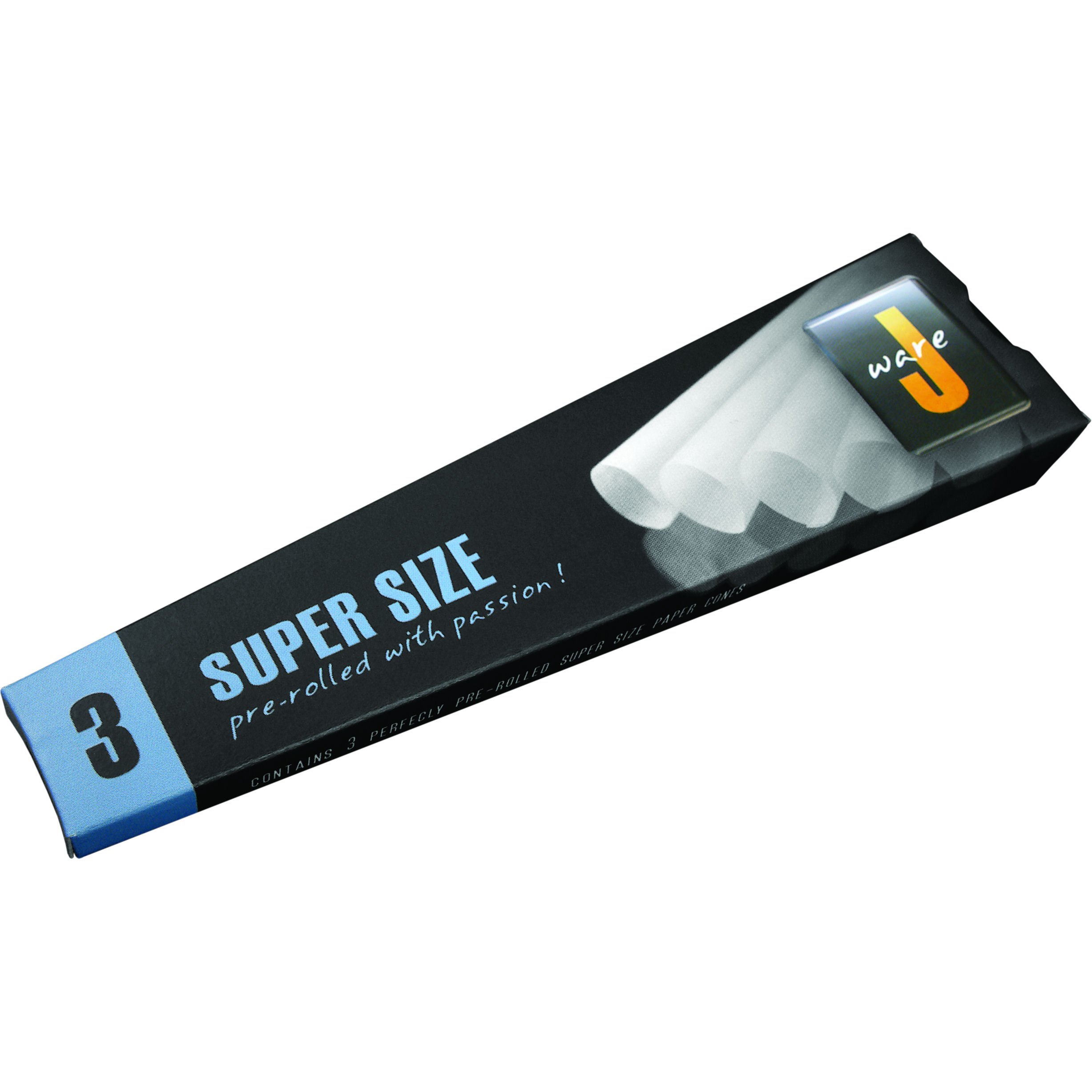JWare Pre-Rolled Super Size Cone Papers (3 Pack)