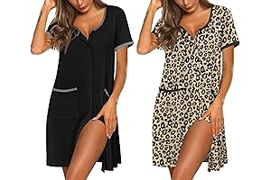 Nursing House Dress: Comfort and Convenience for Night and Day