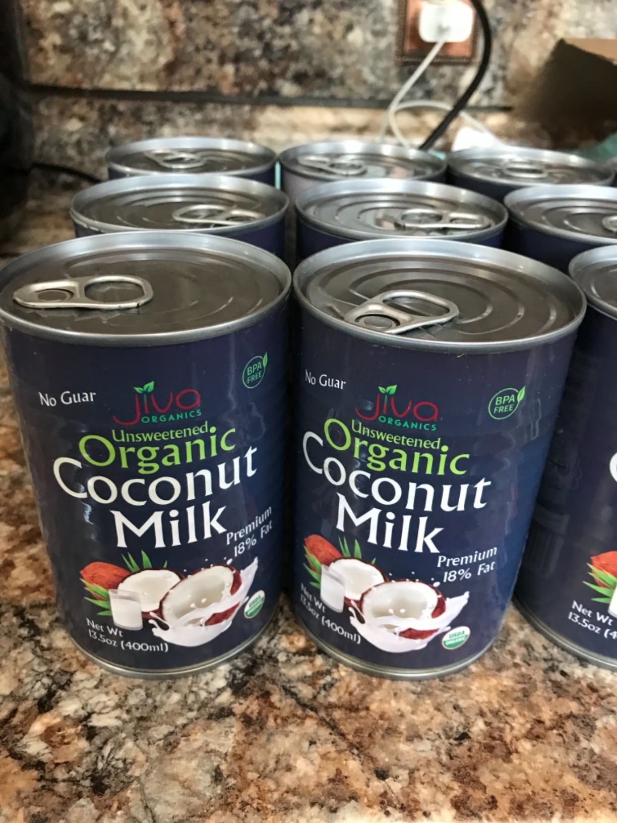 Amazon.com: Jiva Organics Organic Coconut Milk 13.5 Ounce (Pack of 12 ...