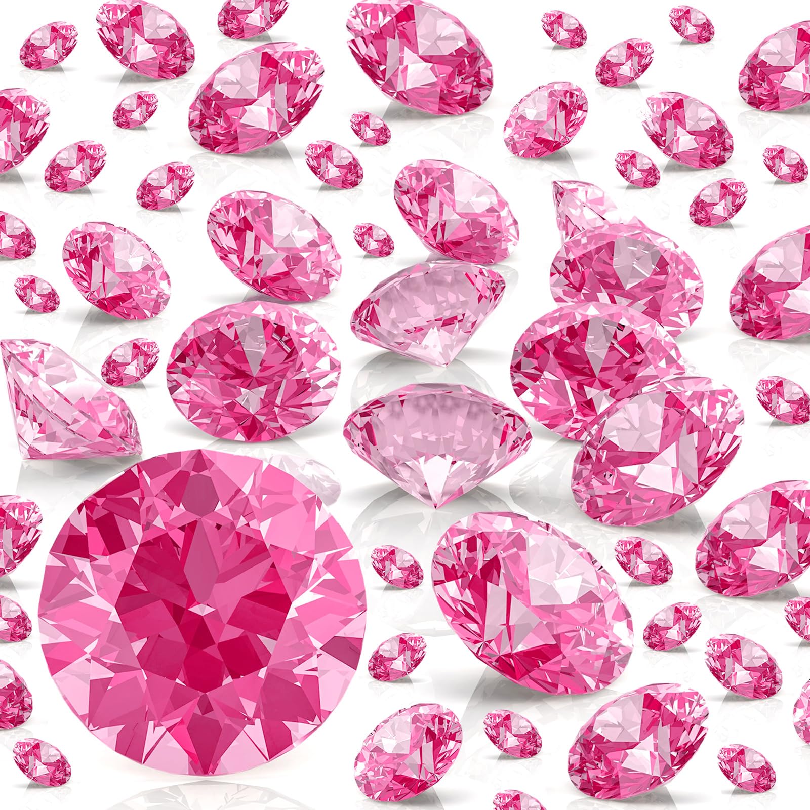 800 Pieces Diamond Decorations Acrylic Diamond