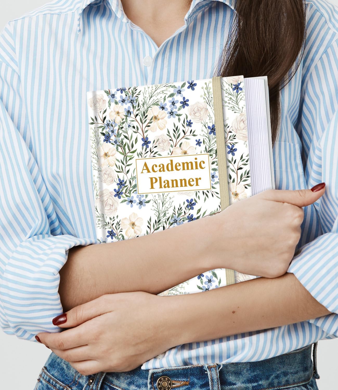 Academic Planner for 2026-2027 or Anytime – 8.5" x 11" Undated Weekly Student Planner For Homeschool, High School, College & Nursing Students, 200 Pages, Green Leaf