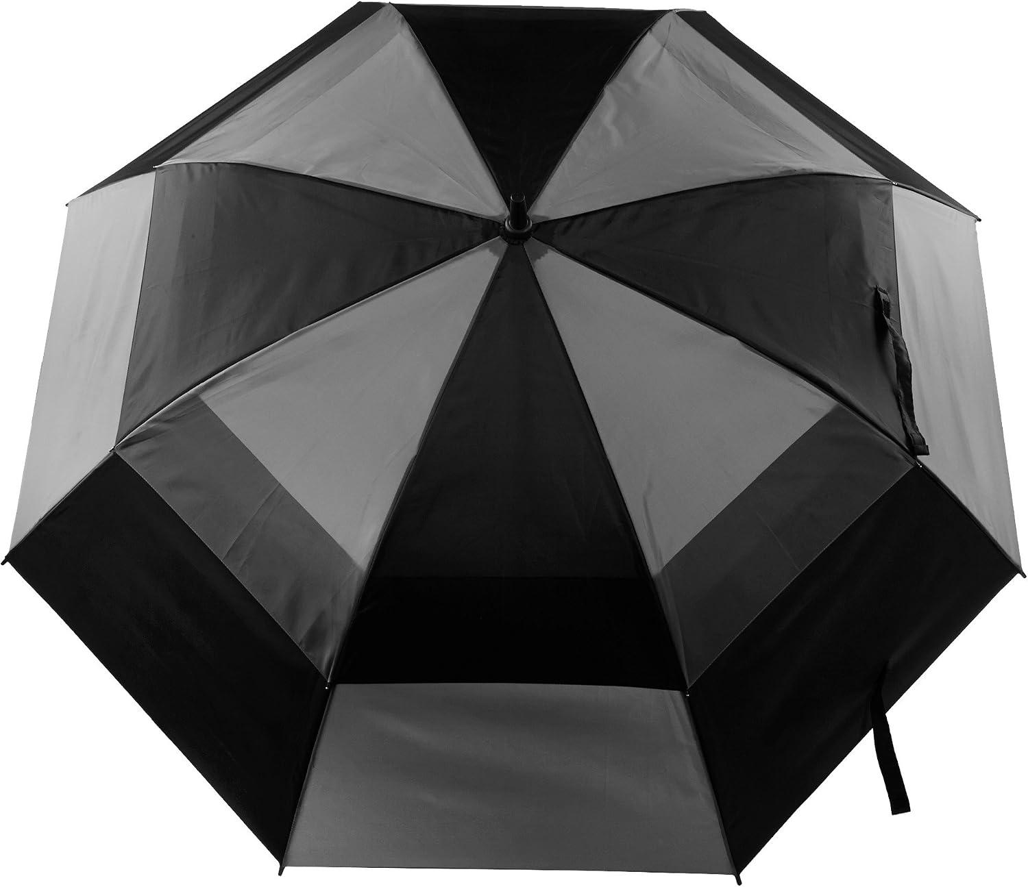 Totes Stormbeater Vented Auto Open Golf Umbrella (Black/Grey)