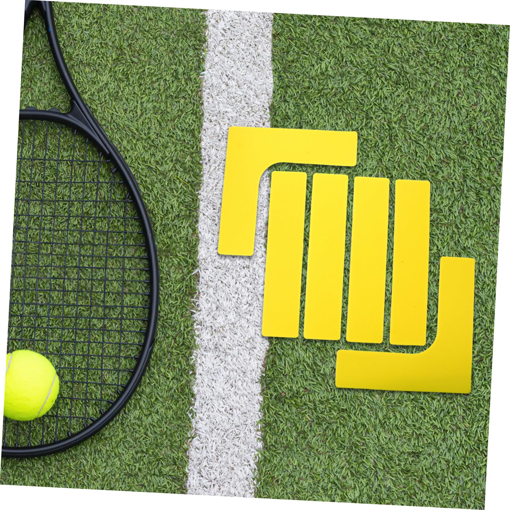 Kit Marcatori da Campo per Pickleball e Tennis in TPR Rivestimento Resistente ai Raggi UV per Linee Precise, per Competizioni Indoor e Outdoor