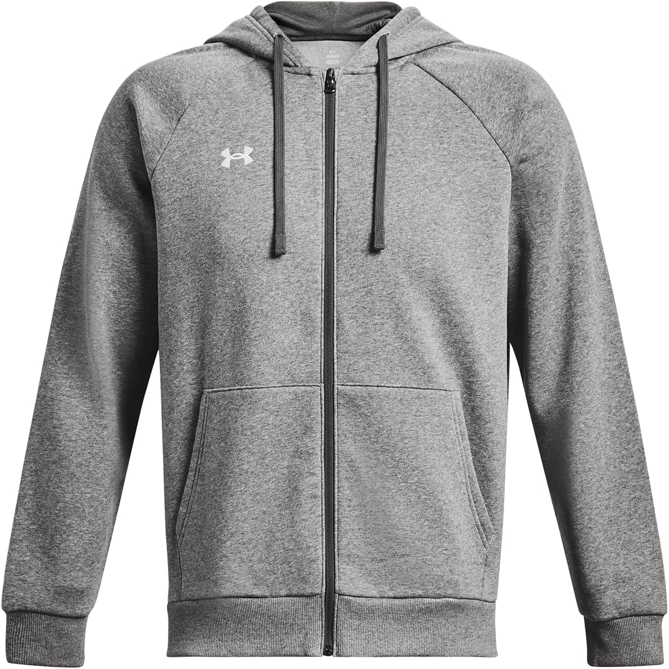 mens Ua Rival Fleece Fz Hoodie Sweatshirt (pack of 1)