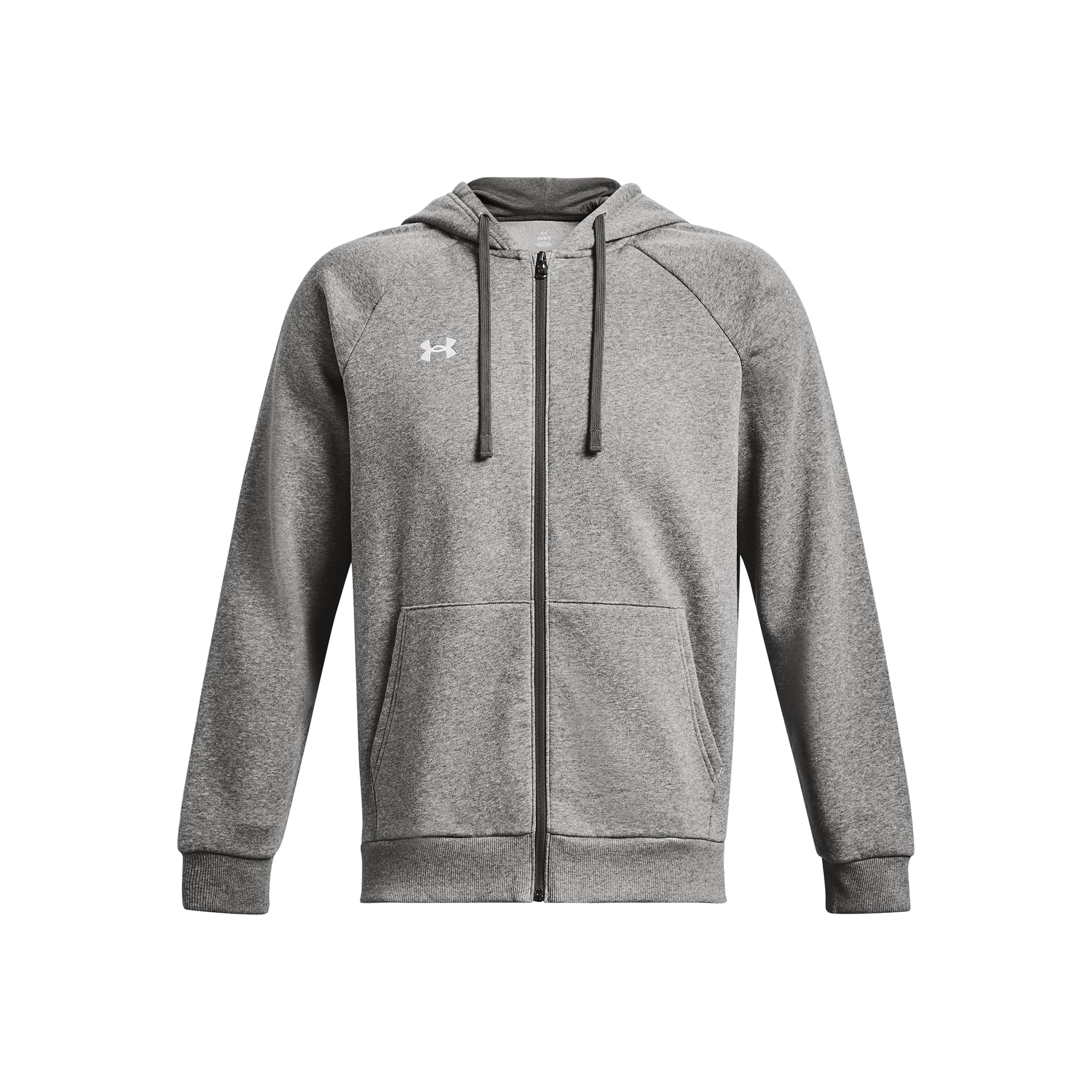 mens Ua Rival Fleece Fz Hoodie Sweatshirt (pack of 1)