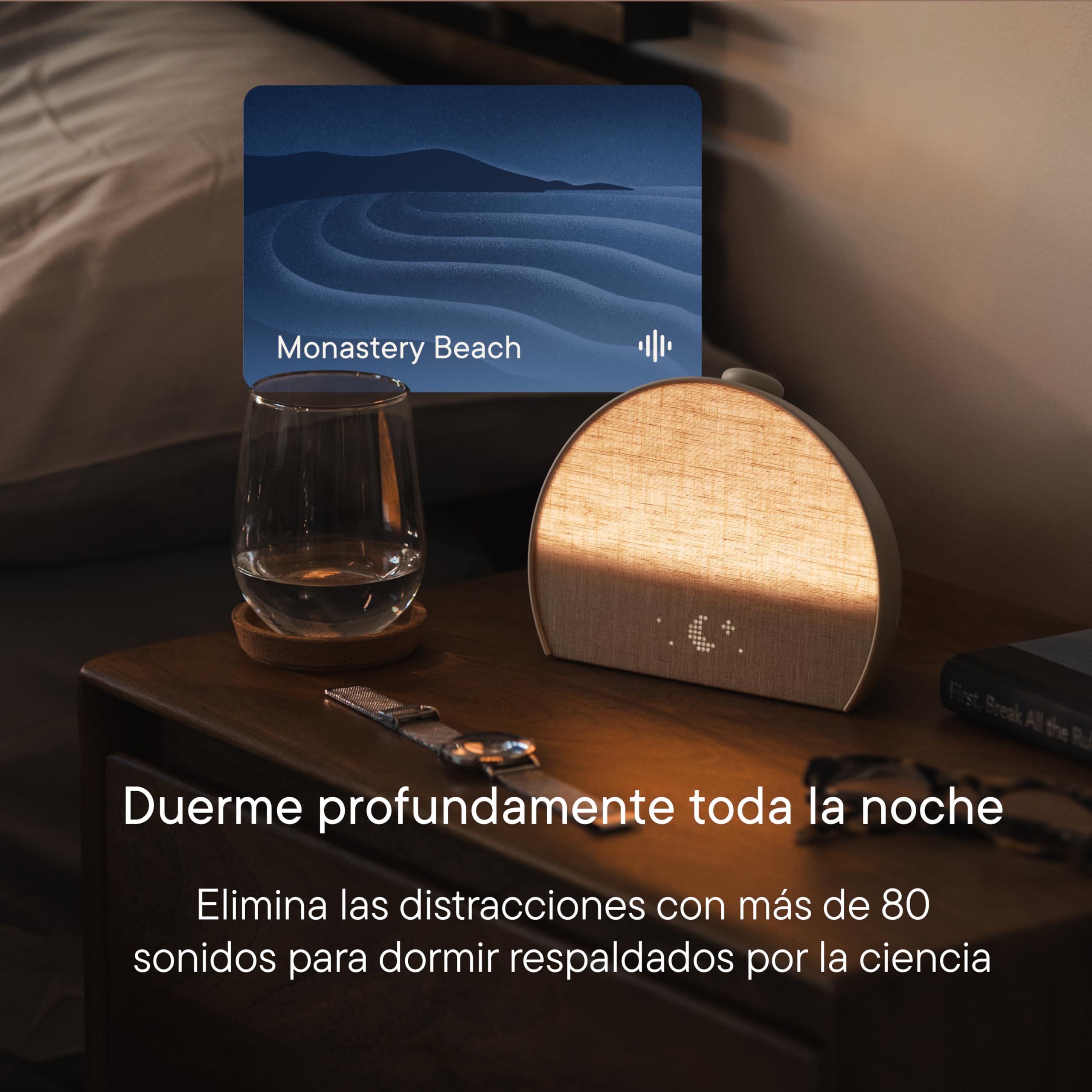 Hatch Restore 3 Despertador Amanecer y Despertador Solar con máquina de Sonido y luz Inteligente – Ruido Blanco, Rutina de sueño sin Pantallas