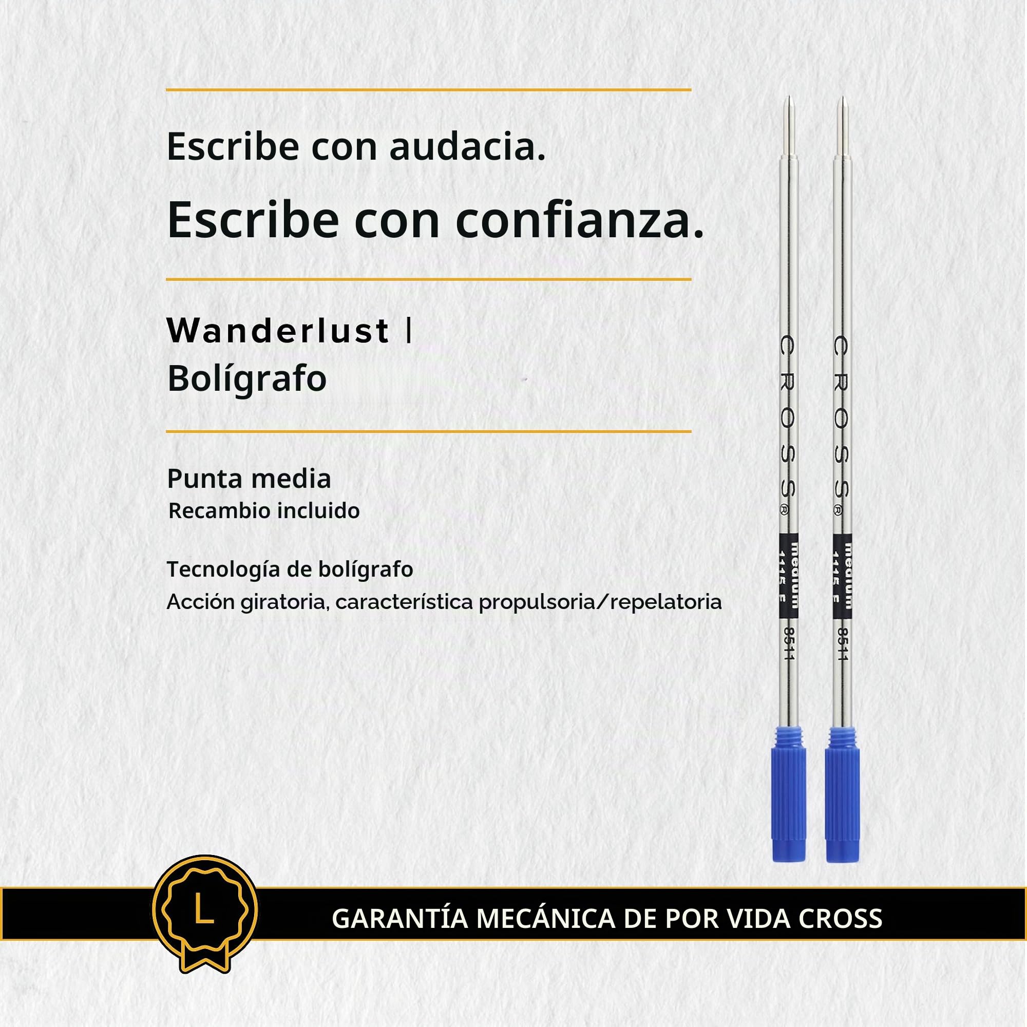Cross Wanderlust - Bolígrafo, color Everest