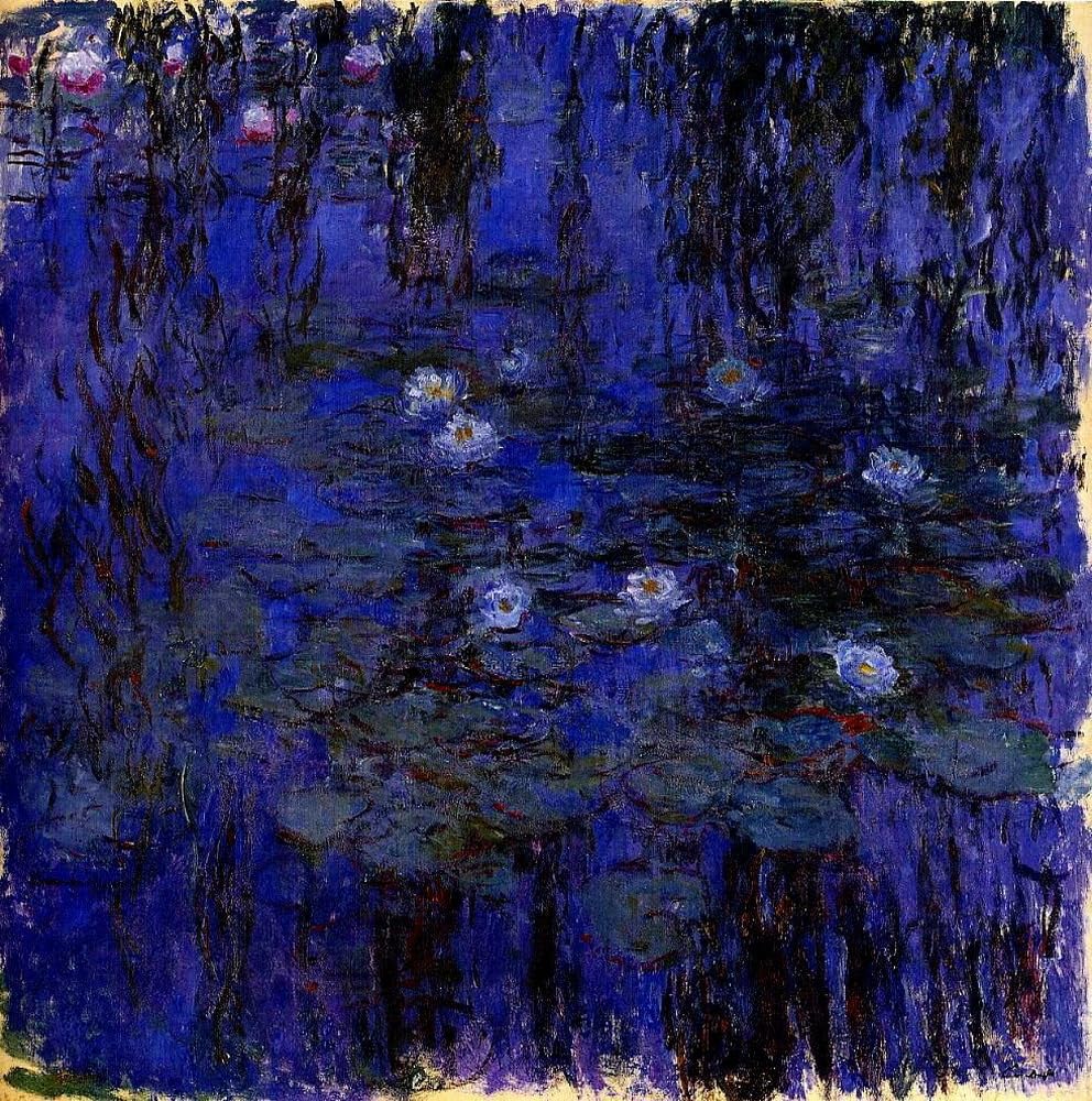 Amazon.co.jp: 10 点の絵画 睡蓮 1916 1919 クロード・モネ キャンバス