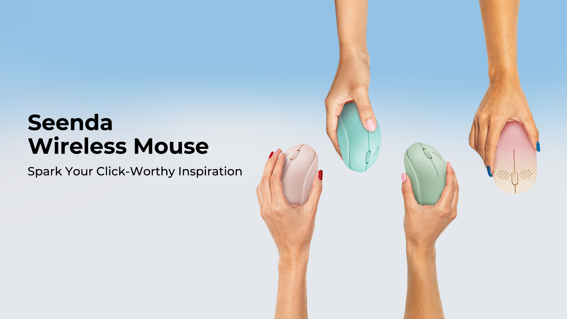 Amazon.com: seenda Wireless Mouse for Laptop, 2.4G Noiseless Mouse