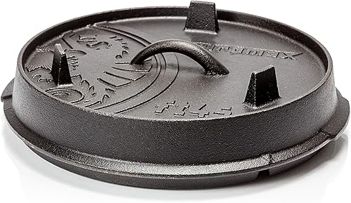 Miniatura 3 de Petromax Horno holandés de hierro fundido para cocinar u hornear al aire libre sobre una fogata o en la cocina del hogar, los utensilios de cocina