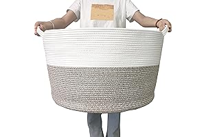 YNEXTRA Burden Basket: The Extra Large Cotton Haven for Your Belongings