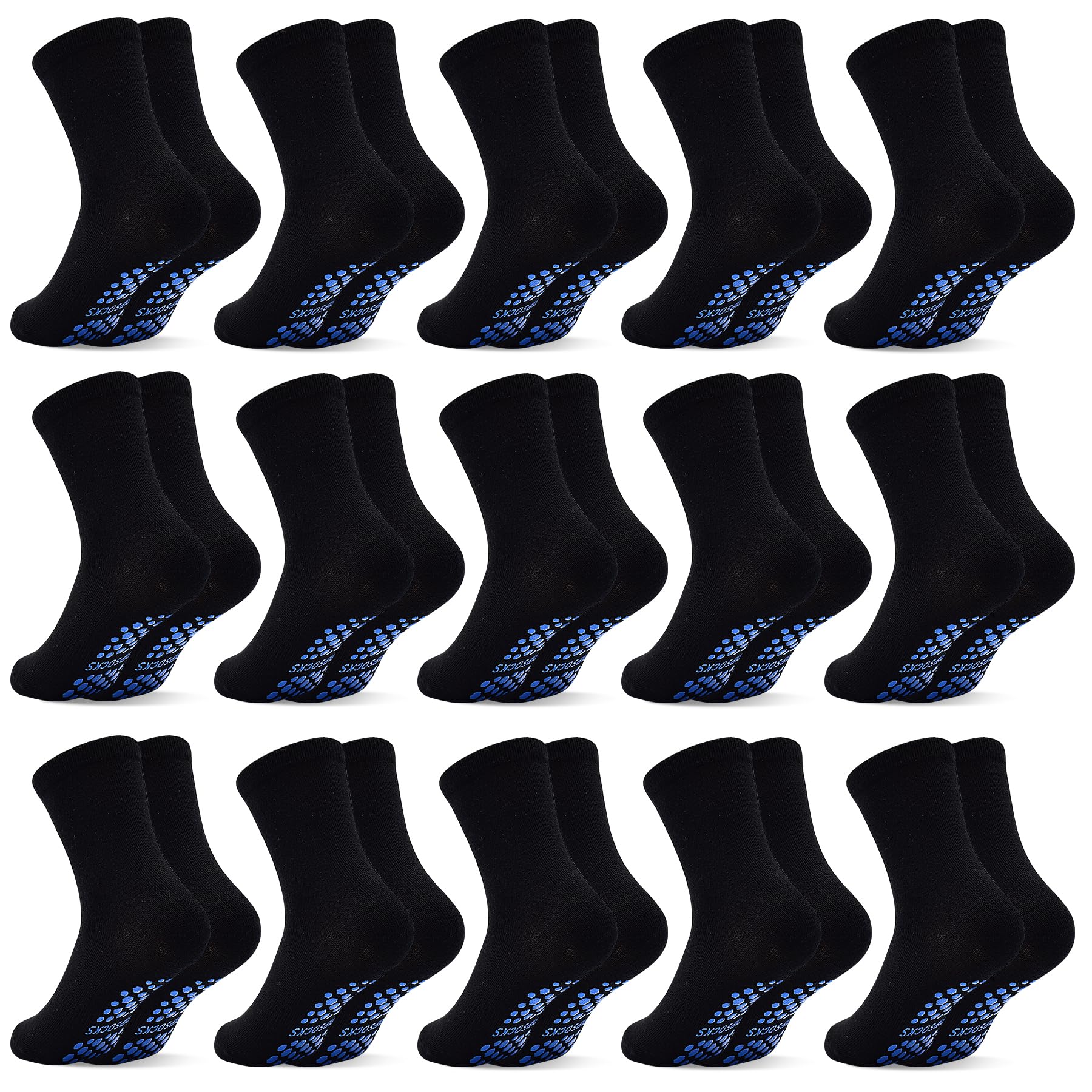SkiBeaut 15 Pairs Toddler Socks, Kids Gripper Non Slip Toddlers Boy Girls Anti Skid Socks for 1-10 Years