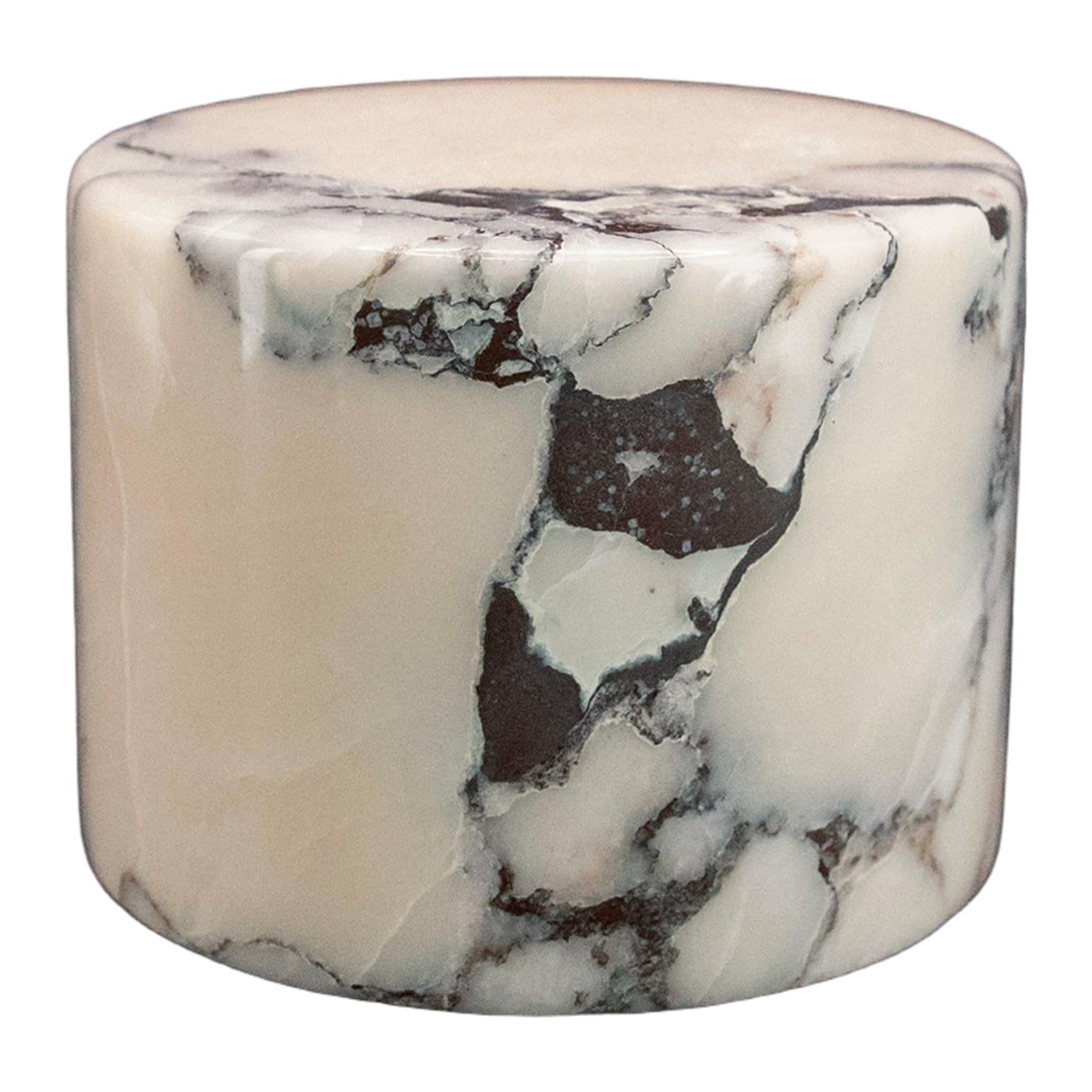 Otbushit Marble Touch Lamp, Rechargeable Tap-Controlled Ambient Night Light, Natural Base, Multicolor LED, 4.72x4.72x5.31 Inch