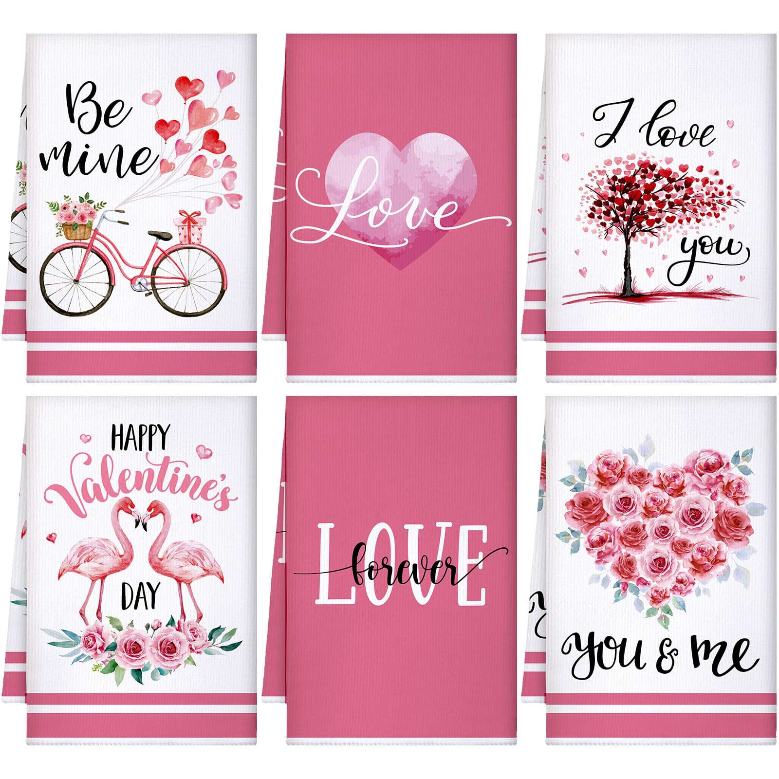 Toallas de cocina para San Valentín: transforma tu hogar con este pack de 6 paños limpios