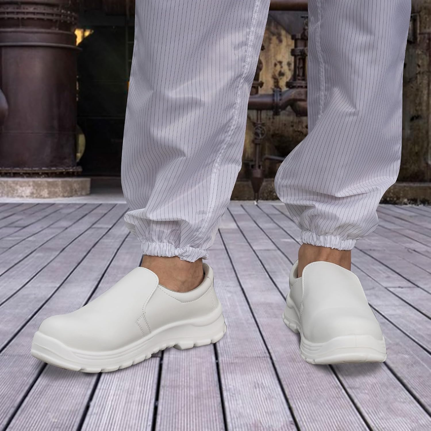 ALTA ANN RlAN Safety Shoes for cleanroom use with Steel Toe, Anti-Static Shoes, Men's Shoe