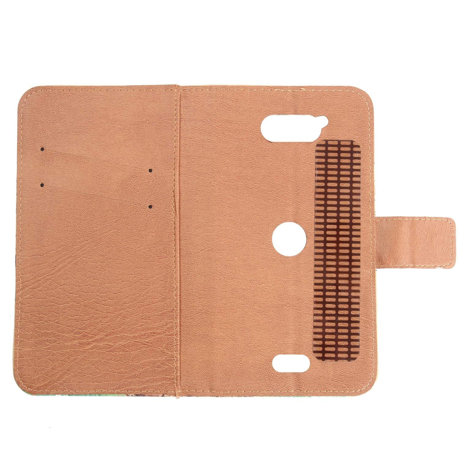 Housse Portefeuille Pour Crosscall Action-X3 - Cuir Artificiel Brun, 3 Emplacements Cartes