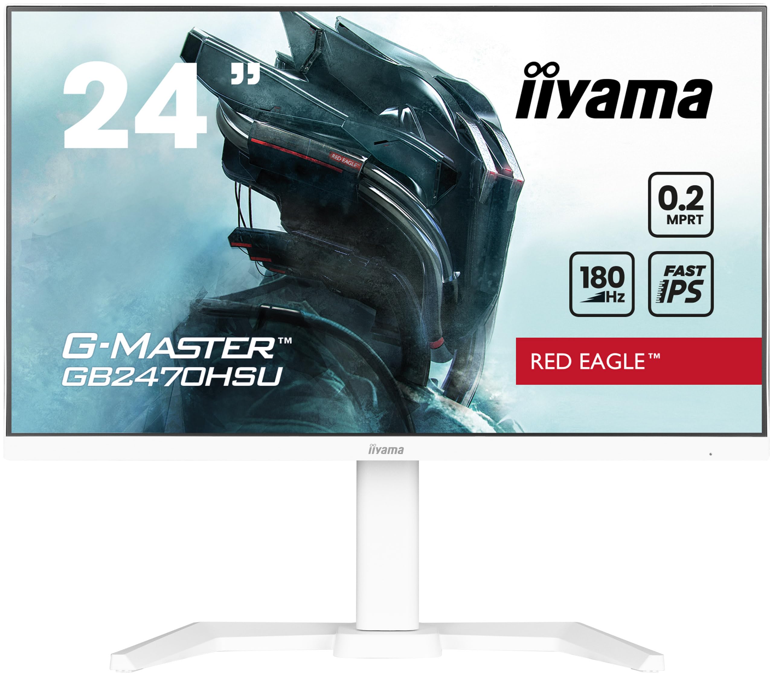 iiyama G-Master Red Eagle GB2470HSU-W6 23,8 Zoll Gamingmonitor Full HD 180Hz - Dettaglio