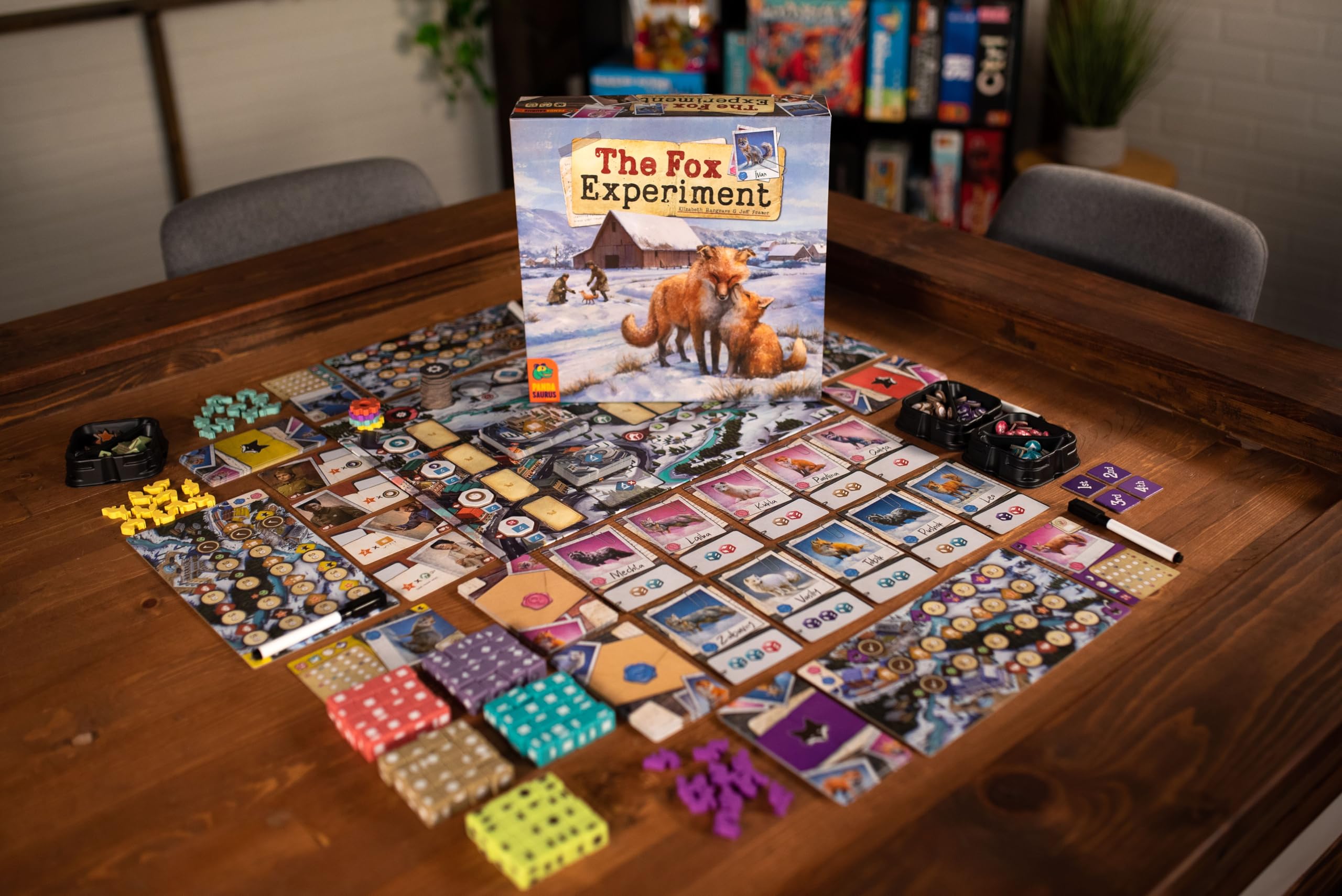 Giochi Uniti - The Fox Experiment, Gioco da tavolo, 1-4 Giocatori, 10+ Anni, Edizione italiana, GU810