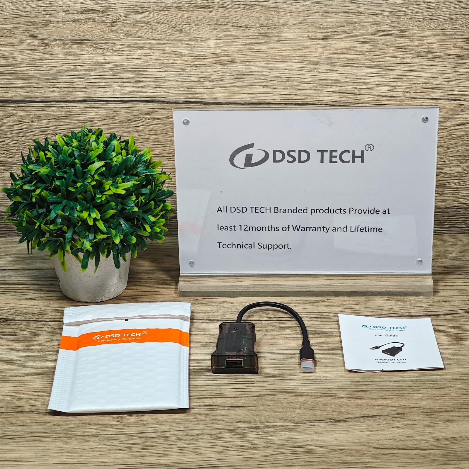 DSD TECH Isolateur USB-C 480M haute vitesse SH-G01C 0,5FT