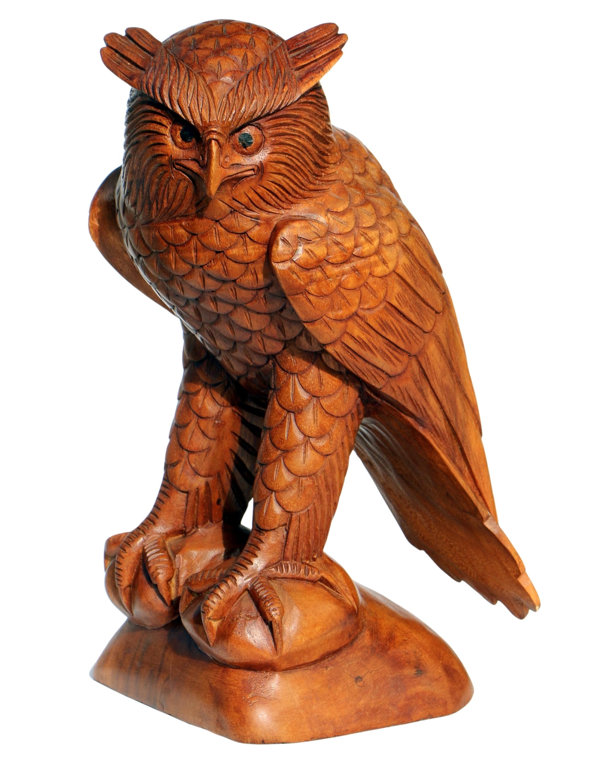 Holzfigur Bella 40 cm grande gufo in legno animali GREIF Uccello Kautz Uhu Owl eule29