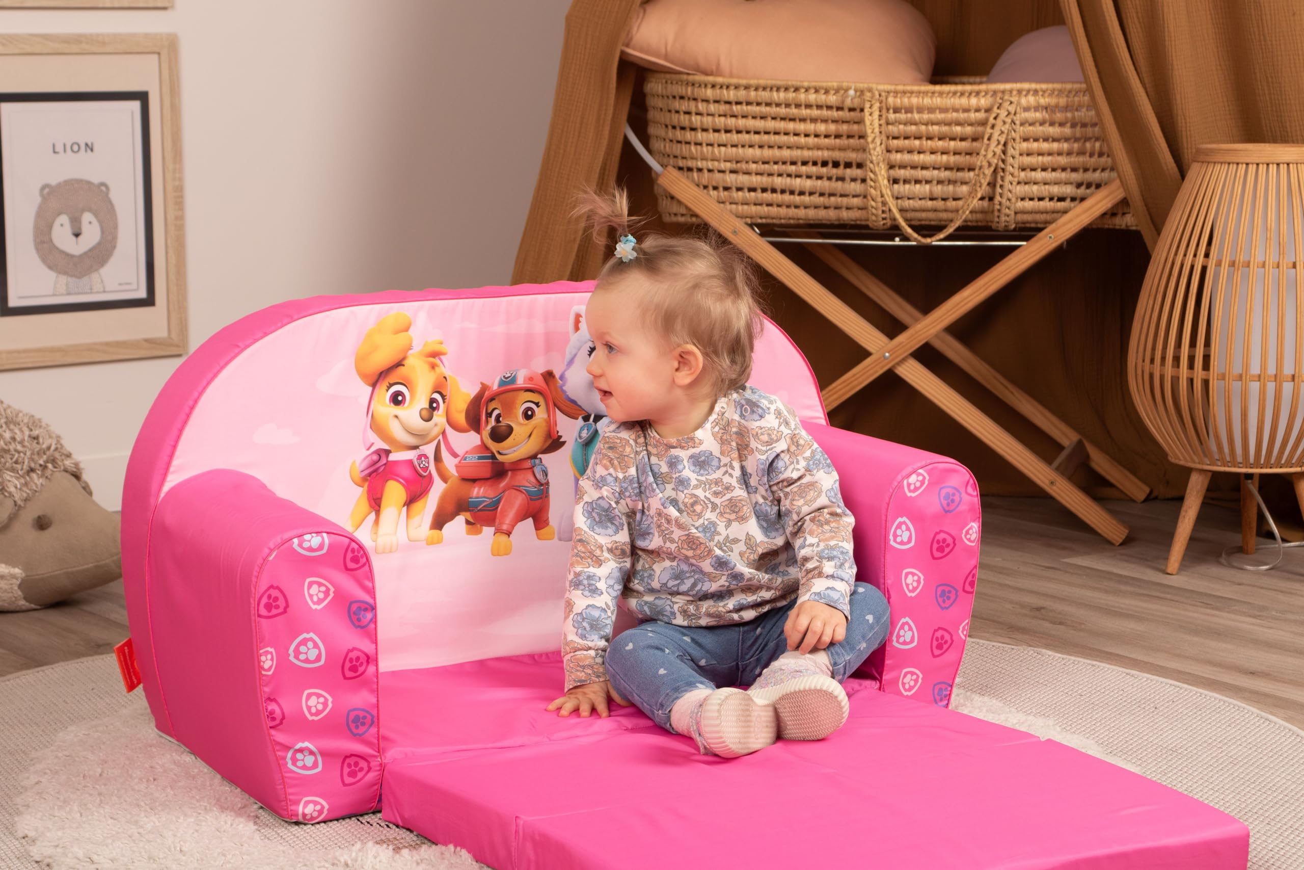 Simba Paw Patrol Sofa, Rosa 'Pfoten'