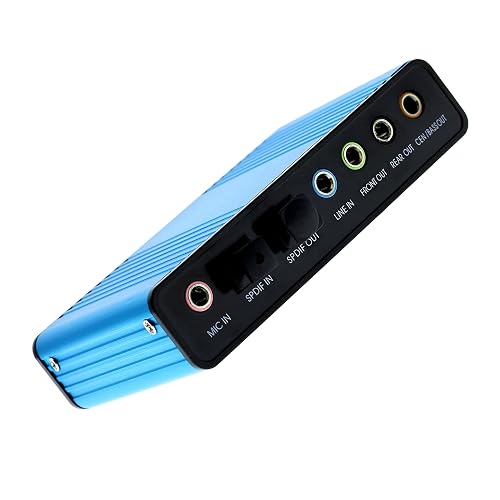 USB 2.0 External 5.1 Surround Sound Card Adapter