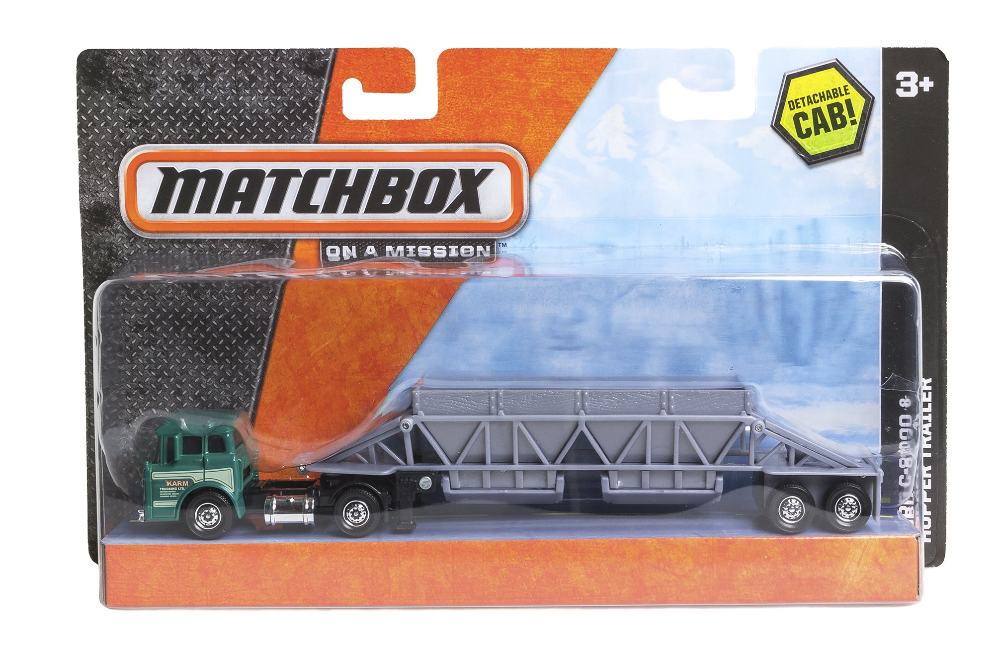 Matchbox On A Mission Ford C 8000 & Hopper Trailer : Amazon.in 