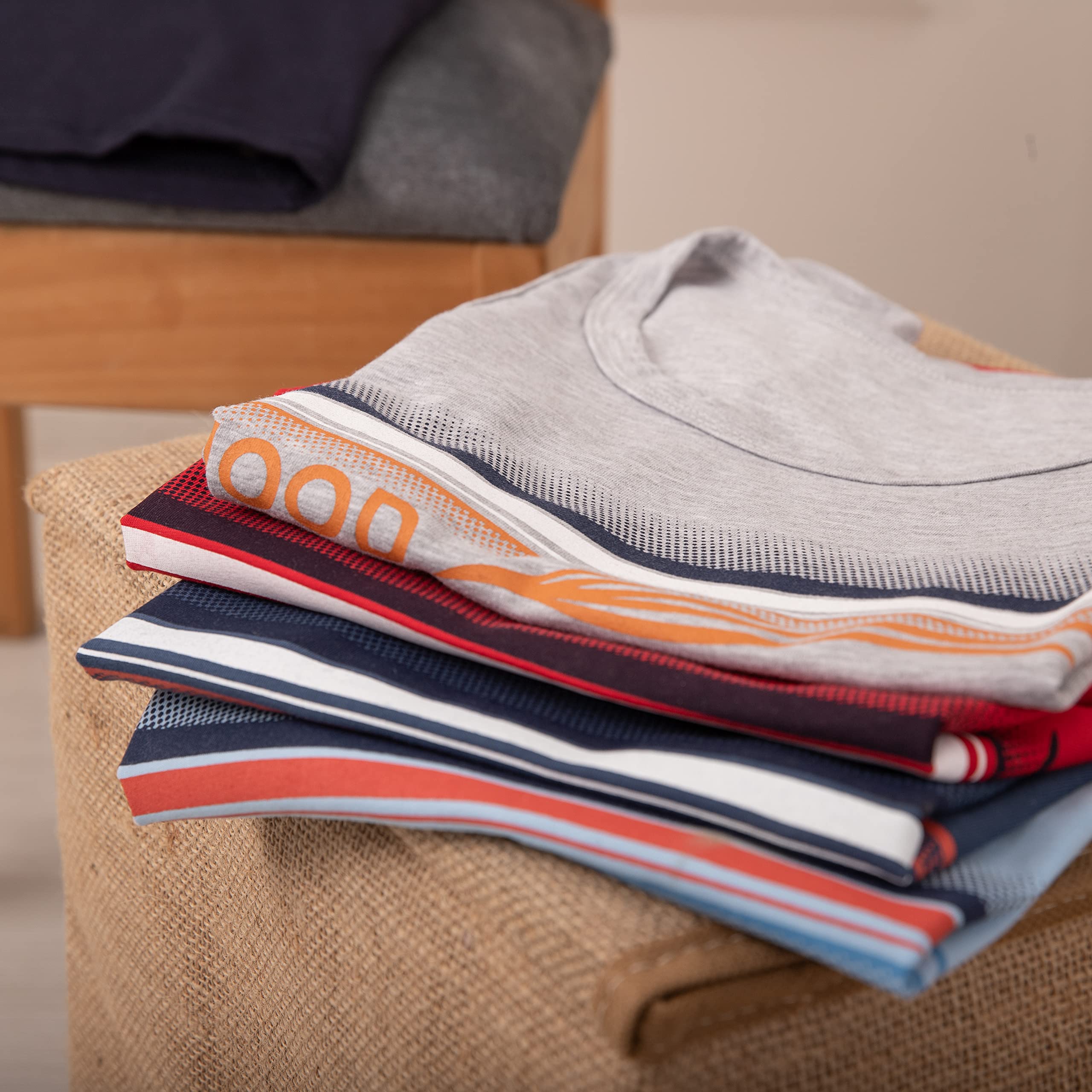 LOREZA ® 5 Débardeur Maillot de Corps sous-vêtements pour garçons en Coton - Tailles 2 à 15 Ans