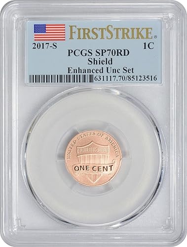 2017 S Lincoln Shield 2017 S PCGS SP-70 Enhanced Lincoln Shield First Strike RD Cent SP-70 PCGS SP