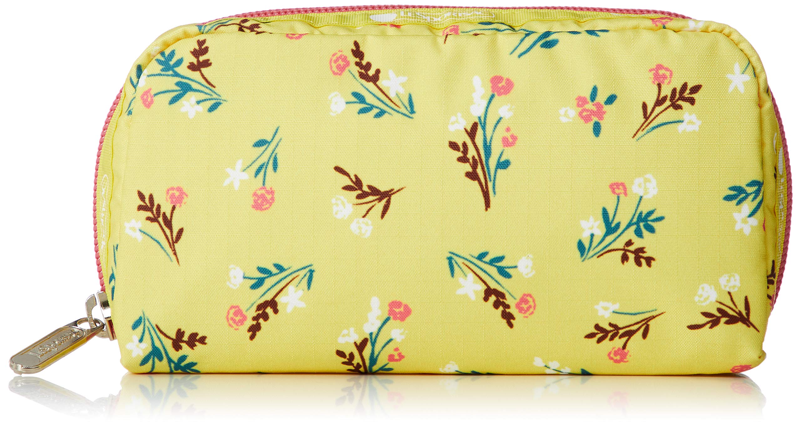 LeSportsac(????????) Women's Official Pouch, Yucca Yellow Bouquet, One Size