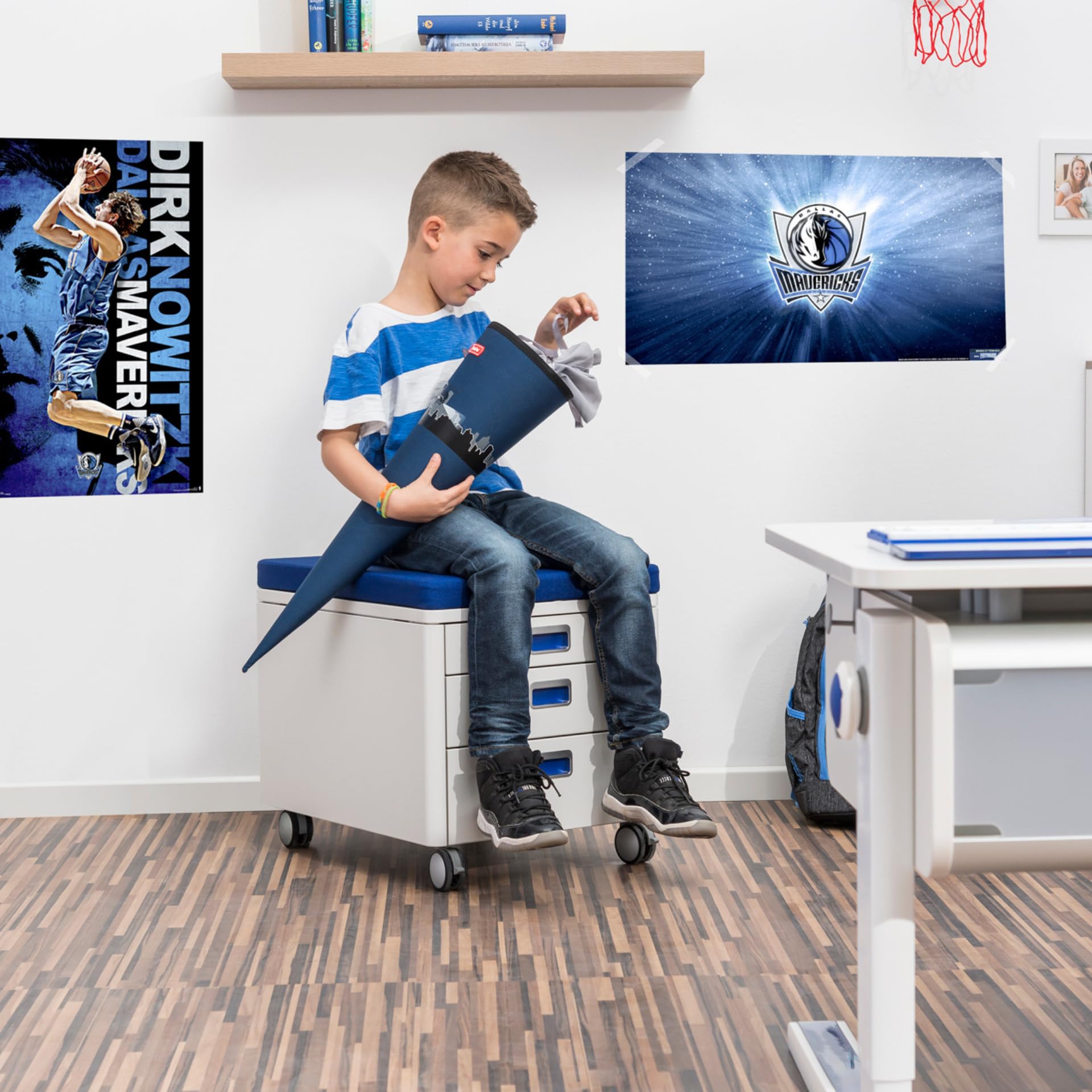 Moll Pad Sitzkissen für Rollcontainer | Bequeme Sitzauflage für Pro & Cubic | abnehmbar & pflegeleicht | ideale Ergänzung Kinderschreibtische | Made in Germany
