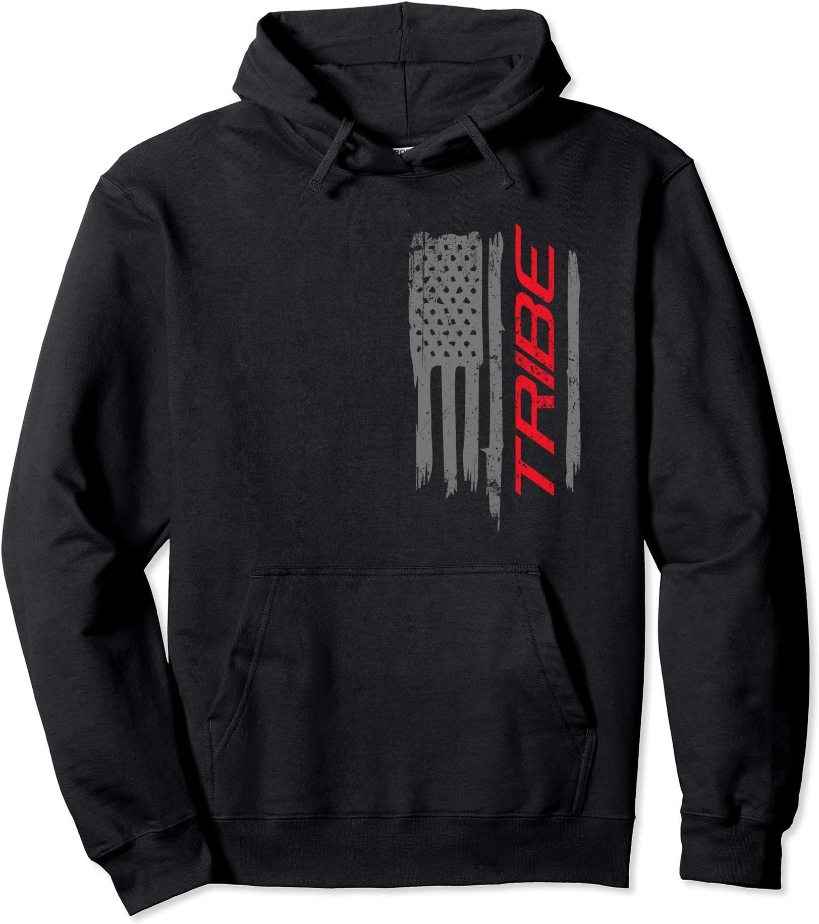 Tribe Archery Hoodie - Distressed American Flag - Bowhunter