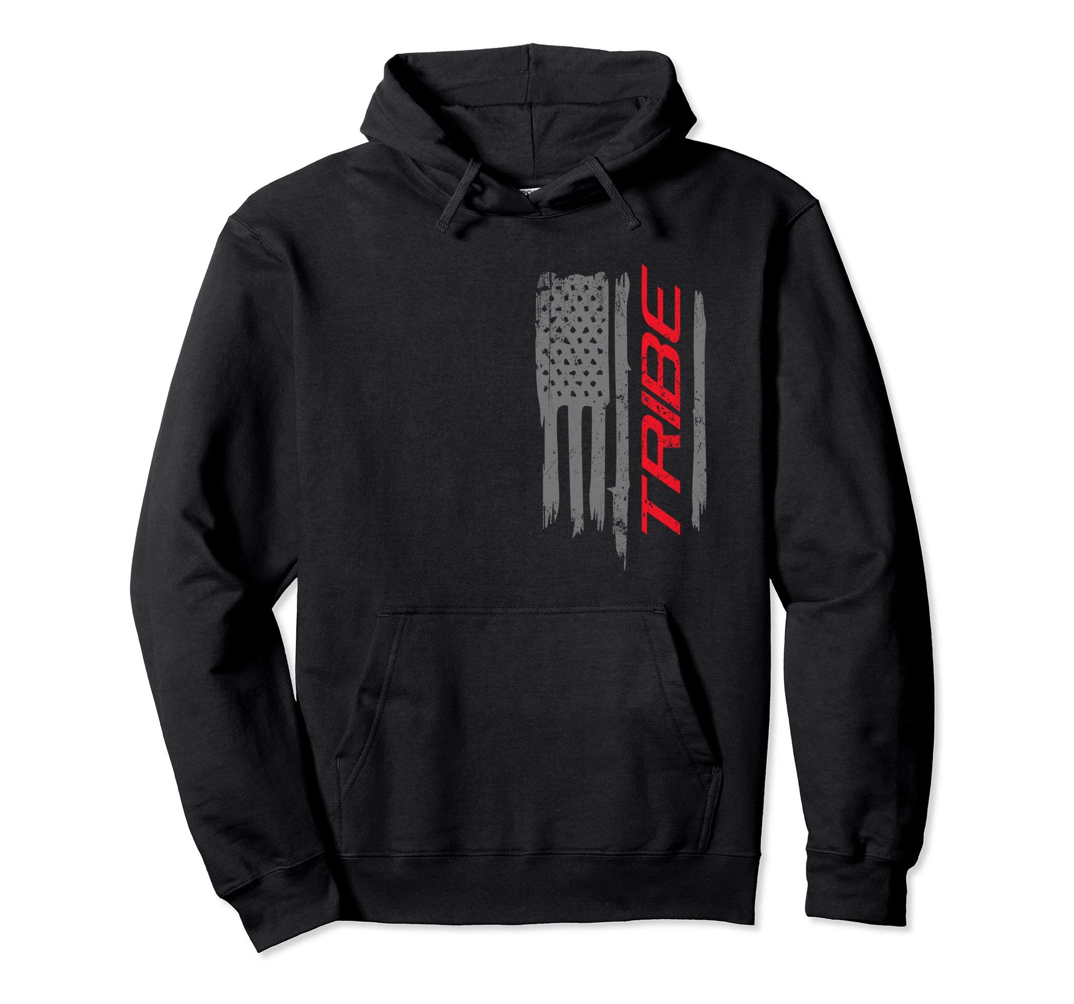 Tribe Archery Hoodie - Distressed American Flag - Bowhunter