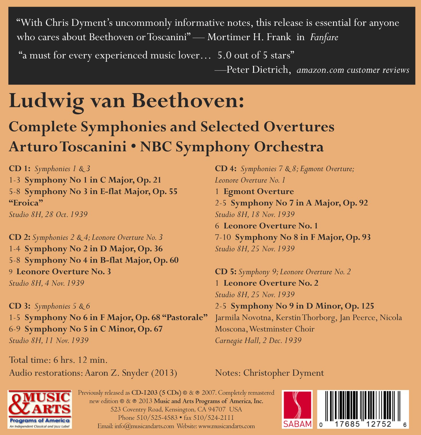 Complete Symphonies & Selected Overtures