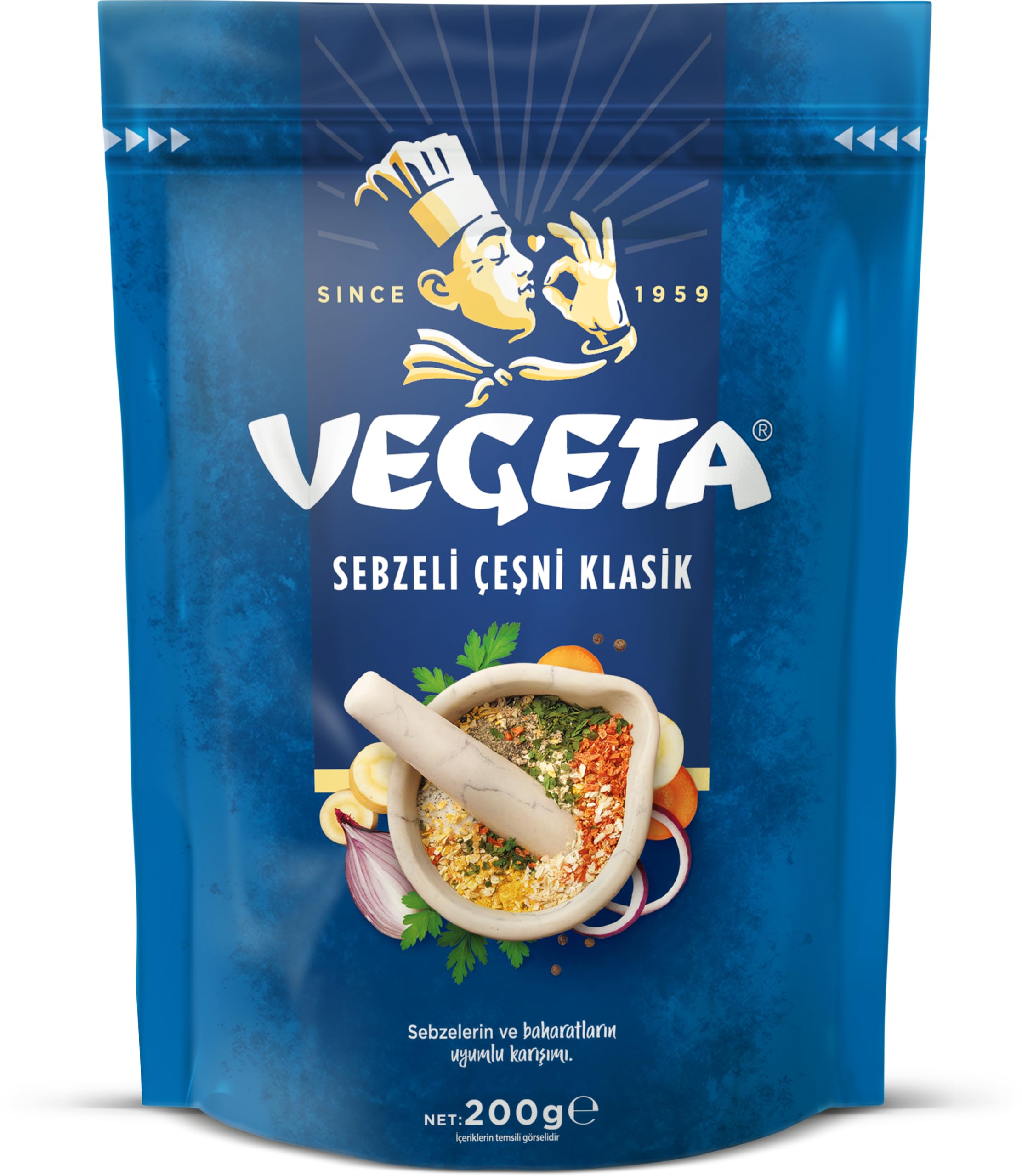 Vegeta Klasik Sebzeli Çeşni 200 Gram