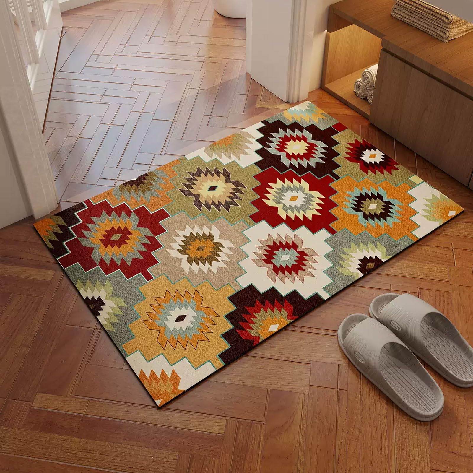 Tapis de salle de bain en diatomée 40x60 cm absorbant et lavable