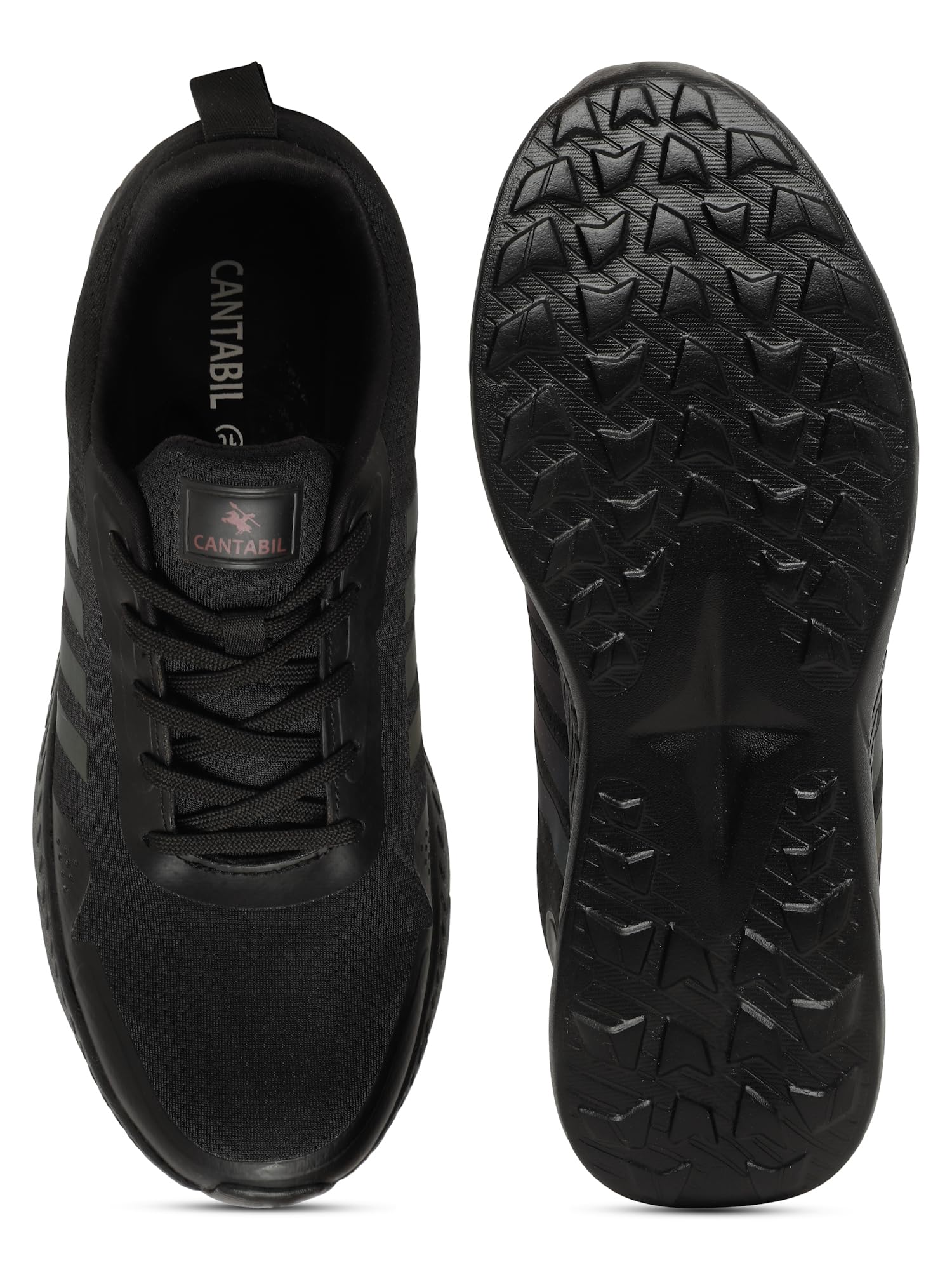 Cantabil Men Black Solid Comfortable Casual Running Sports Shoes l Casual Running Sports Shoes for Men l Shoes for Men (MFTW00041_Black_27.4-28.1) (B0D8KM88CJ) Amazon Price History, Amazon Price Tracker