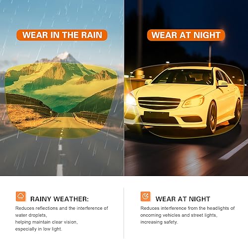 Miniatura 3 de suoso Gafas de sol deportivas polarizadas para hombre protección UV400 envolvente para mujer, gafas de sol para pesca, golf, correr