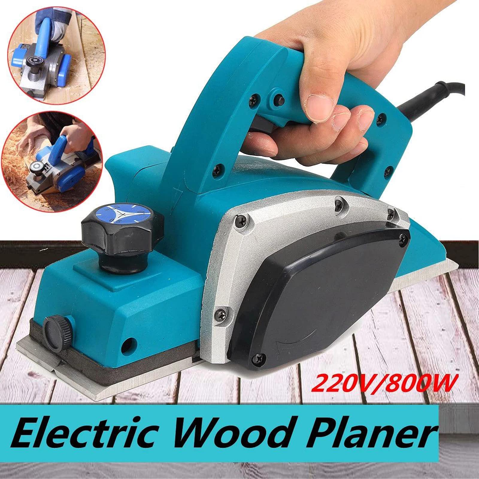 Cepilladora eléctrica de 800220V, cepilladora de Mano Multifuncional, cepilladora de Madera, fresado de Madera, Herramientas eléctricas para tallar