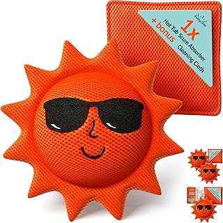 BubbyShine Hot Tub Scum Absorber for Spa Hot Tub Cleaner, Hot Tub Accessories for Adults, Hot Tub Scum Sponge, Hot Tub Oil Absorbing Sponge for Pool Cleaner, Hot Tub Sponge for Scum, 1 Pack + Cloth