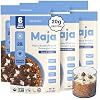 Maja Cacao & Coconut Overnight Protein Oats 2.4 oz Single-Serve Pouches | High Protein Overnight Oats, Gluten Free, Plant-Based | Rich Cacao with Toasted Coconut | Just Add Milk or Plant Milk
