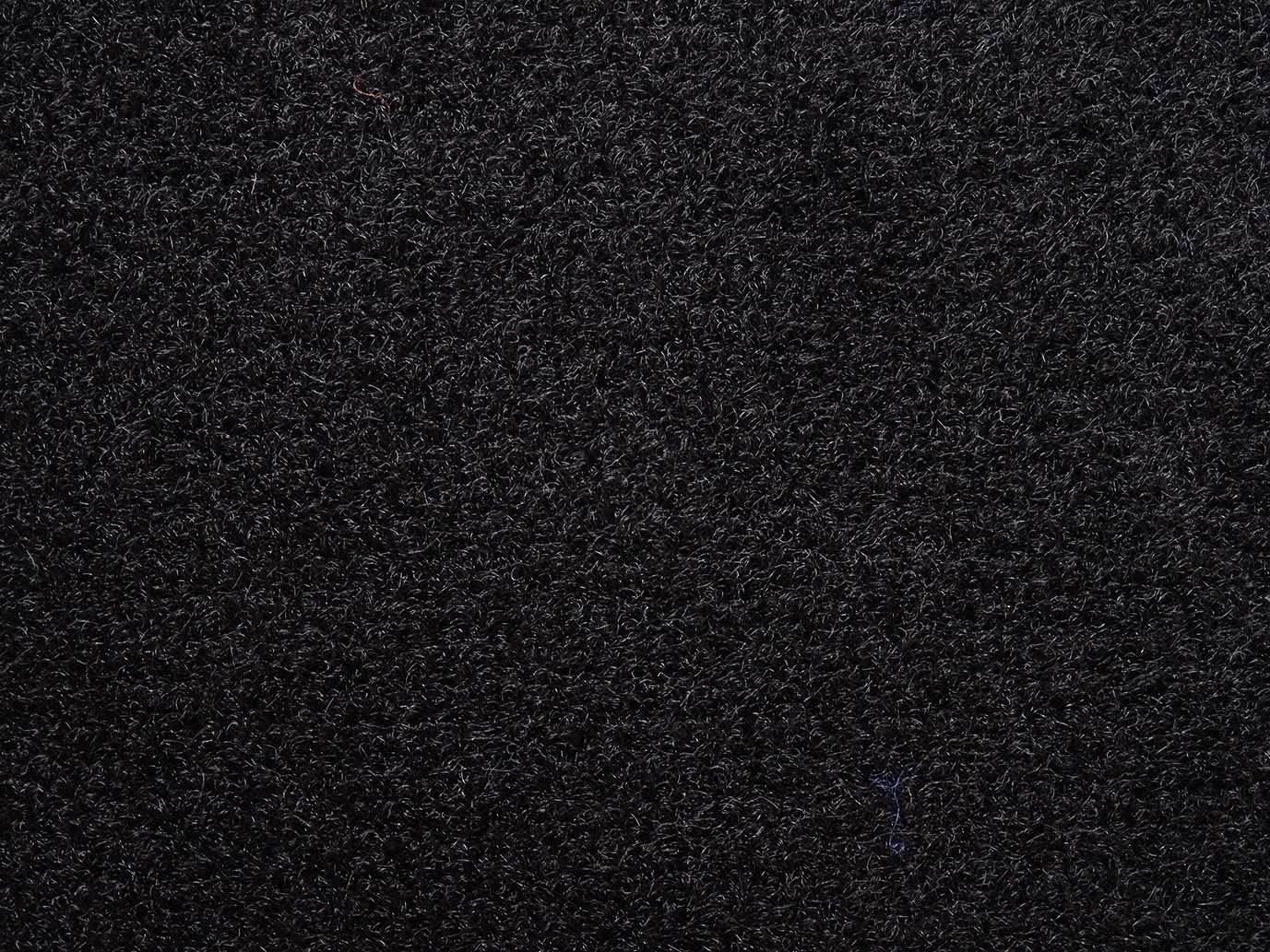 Meterware Autoteppich (Auskleide-Teppich für Fahrzeugboden, Kofferraum, etc) Rovel schwarz, Zuschnitt (2m breit / 2,5m lang)