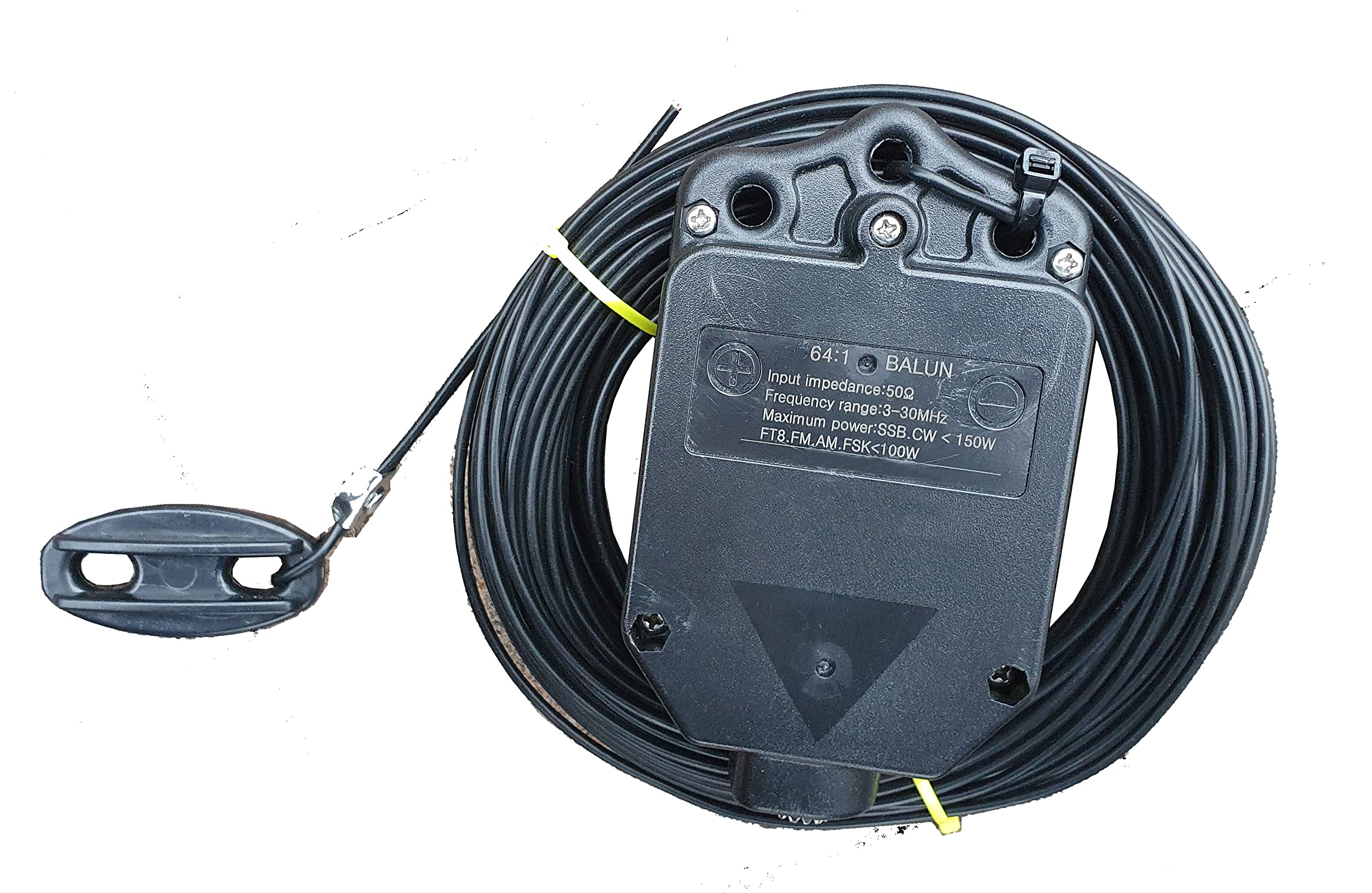 Antenna EFHW 1:49 Per Onde Corte 3-30 MHz – Compatta, Portatile, Balun Incluso Per Radioamatori