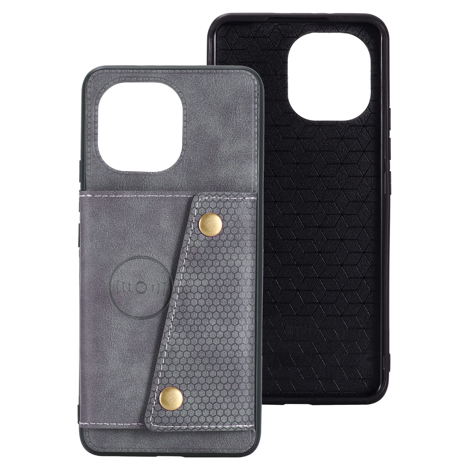 Case for Xiaomi Mi 11 5G Case Cover,with Card Slot Case for Xiaomi Mi 11 5G M2011K2C M2011K2G Case Cover Grey