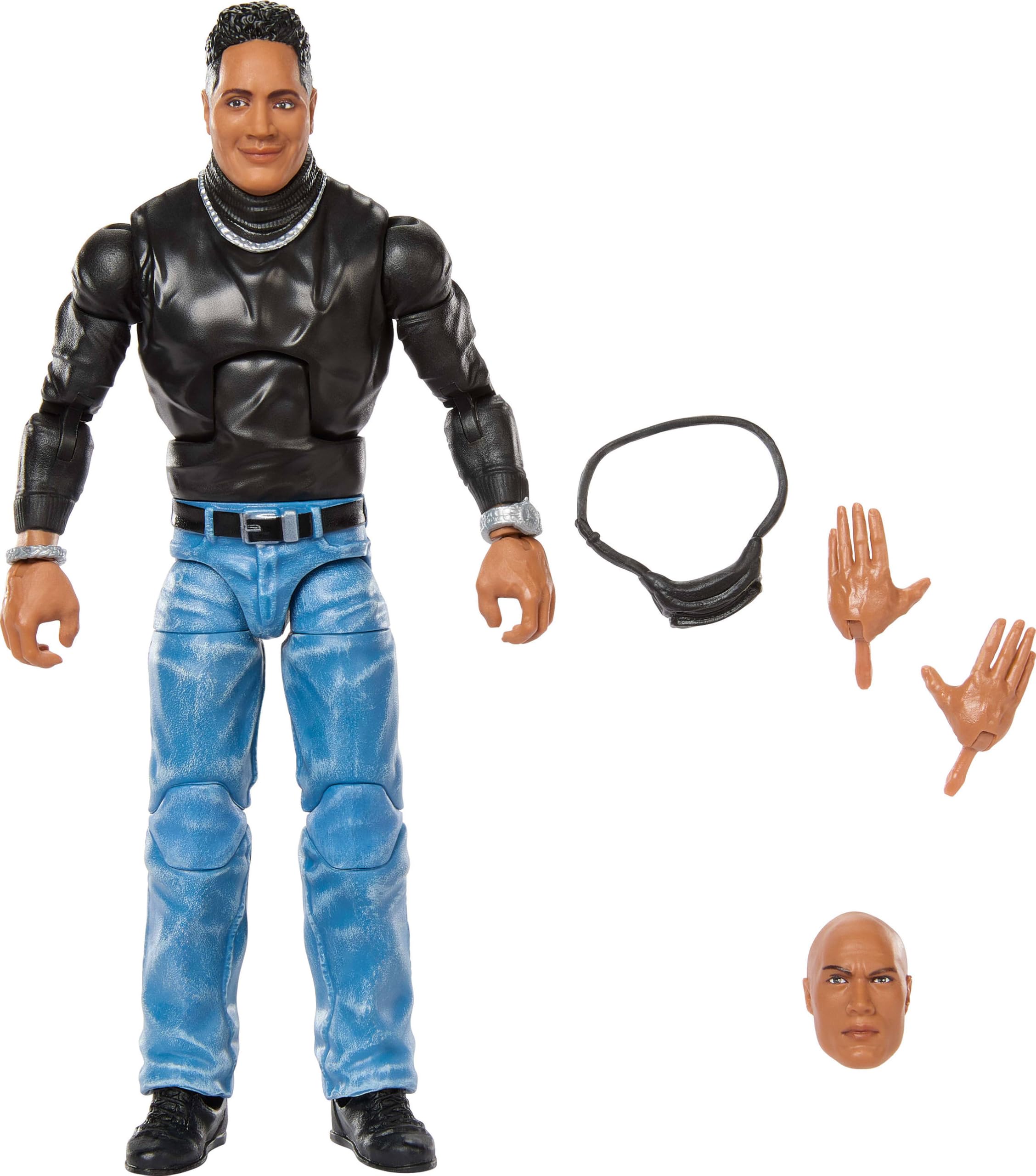 WWE The Rockファミリー フィギュアセット WWE The Rock Dwayne Johnson Wrestlemania 42 Store Elite Collection