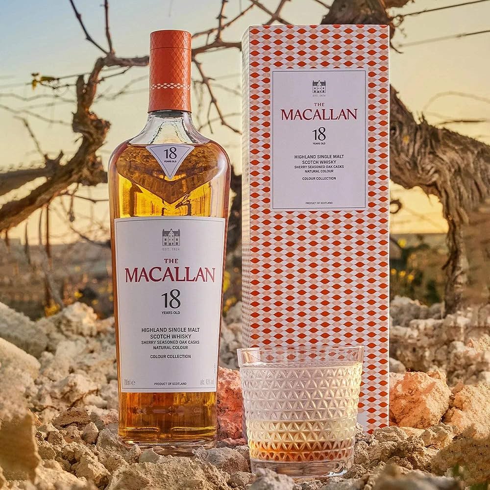 Amazon.co.jp: マッカラン 18年 カラーコレクション MACALLAN 18