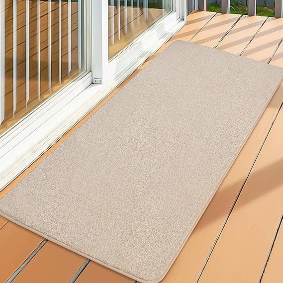 MAYSHINE NonSlip Door Mat Entrance Rug Shoes Scraper, Absorbs Mud Dirt Trapper Mats, Indoor